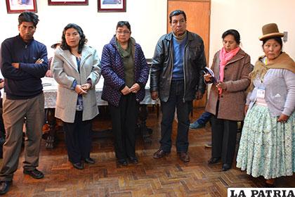 Miembros del Comité de Selección de Plantas Medicinales de Oruro
