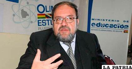 Roberto Aguilar, ministro de Educación /ABYAYALA.TV.BO