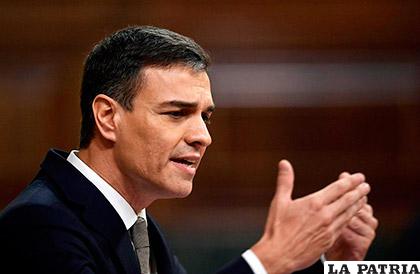 El líder del PSOE, Pedro Sánchez