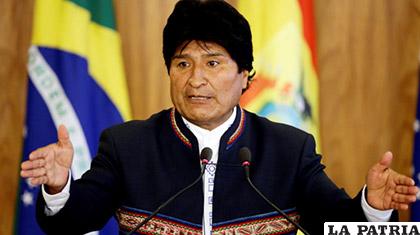El Presidente del Estado, Evo Morales  /La Prensa