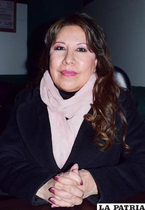 Gerente de la cooperativa Paulo VI, Albina Villacorta