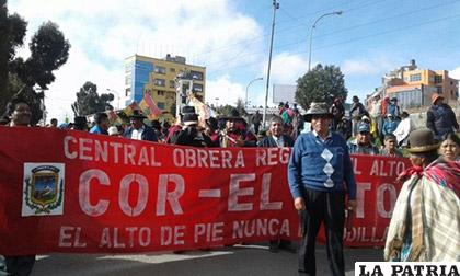 El Alto convoca a paro movilizado para hoy en apoyo a la UPEA /elpotosi.net