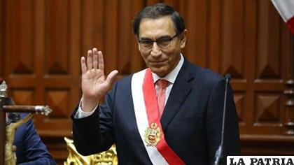 Presidente de Perú Martín Vizcarra