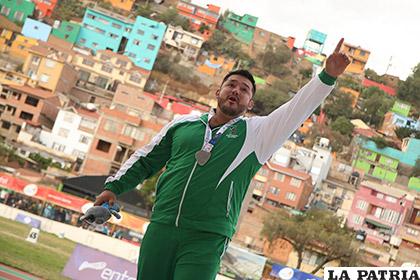 El atleta Aldo González logró la medalla de plata /APG