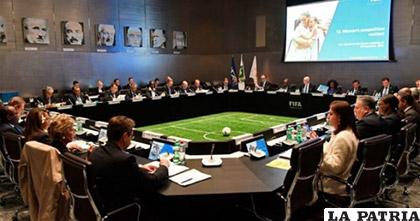 Durante la reunión del Consejo de la FIFA el fin de semana /elmostrador.cl