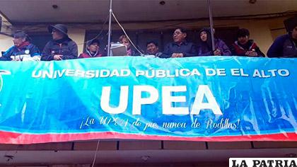 La UPEA continúa firme en su demanda por mayor presupuesto /erbol.com.bo
