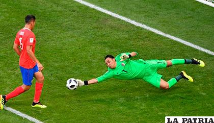 Keylor Navas las cazó todas, en el gol nada pudo hacer /as.com