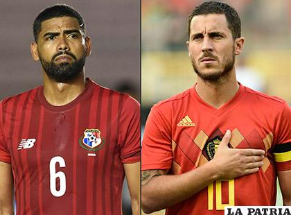 El mediocampista panameño Gabriel Gómez intentará frenar al belga Eden Hazard /laprensa.hn