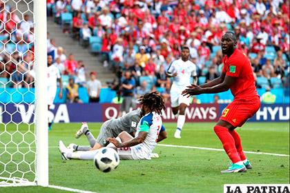 Una ocasión clara de anotar se la pierde el delantero belga Lukaku /as.com