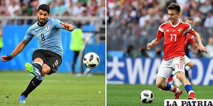 Suárez de Uruguay frente a Zobnin de Rusia /diario.com