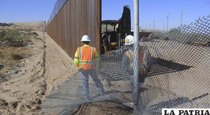 Construcción del muro fronterizo en Nuevo México /googleapis.com