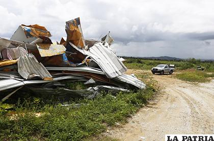 Residuos de lo que dejó el huracán María en 2017, en Puerto Rico /yimg.com