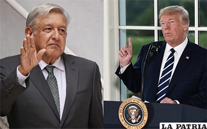 Donald Trump, agradeció al mexicano Andrés Manuel López Obrador /El Sol del Centro