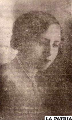 La foto de Esilda aparece en publicaciones de la época