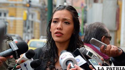 Adriana Salvatierra, propone acciones ante últimos hechos de feminicidios en el país /ABI