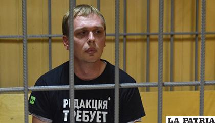 Ivan Golunov fue detenido en Moscú el 6 de junio /El Comercio/Perú