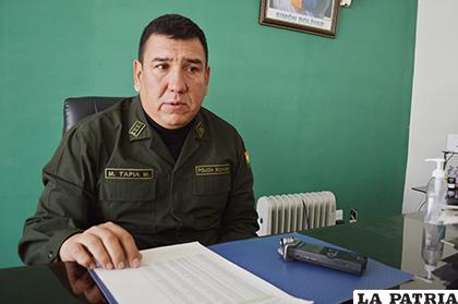 El coronel Marco Antonio Tapia fue destinado a La Paz /LA PATRIA