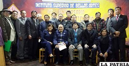 Docentes del ISBA en la celebración por los 71 años de la institución /ISBA