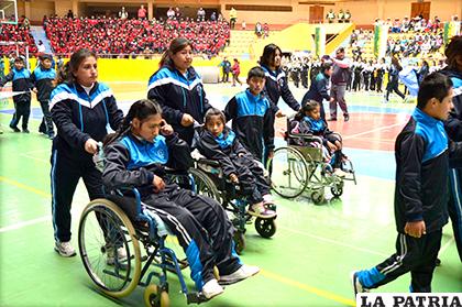 Participantes demuestran que no existen barreras para la práctica del deporte /Alex Zambrana/LA PATRIA