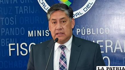 Fiscal General del Estado, Juan Lanchipa /ANF