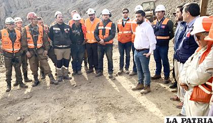 Acto del cierre de la búsqueda del minero boliviano atrapado en la mina de Tocopilla /Gobierno Regional de Antofagasta