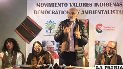 El candidato por la opositora Comunidad Ciudadana, Carlos Mesa /CC.