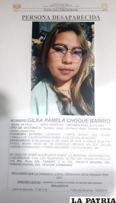 La denuncia que se publicó en la Policía de la desaparición de la joven /LA PATRIA