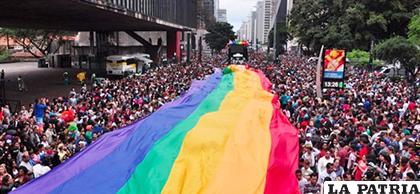 La marcha del Orgullo LGBT de Sao Paulo /El Ciudadano