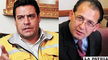 El alcalde Luis Revilla y el exalcalde Omar Rocha /ANF