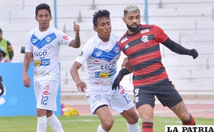 Este año fue titular ante Flamengo en Copa Libertadores