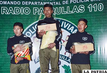 El podio en la categoría Fatescipol rama masculina /Reynaldo Bellota - LA PATRIA