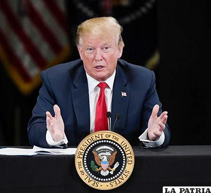 Trump no busca una guerra con Irán y aunque no cerró la puerta a un algún contacto con ese país /EFE/ARCHIVO