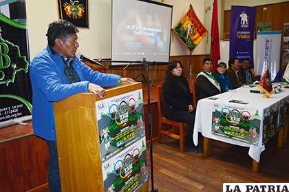 El gobernador Vásquez comprometió su apoyo al evento /Alex Zambrana/LA PATRIA