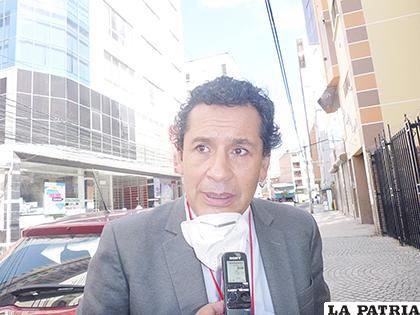 Fernando Berdeja presidente del Círculo de Periodistas Deportivos de La Paz /opinión.com