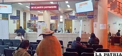 Serecí abrirá sus oficinas en Oruro y Challapata, pero en Huanuni continuarán cerradas /LA PATRIA /ARCHIVO
