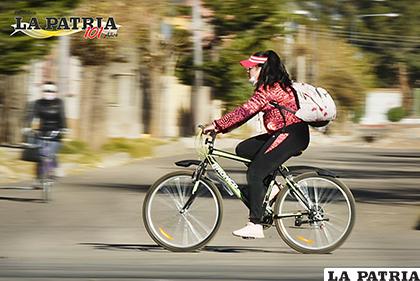 El uso de la bicicleta se hizo más frecuente durante la cuarentena /LA PATRIA
