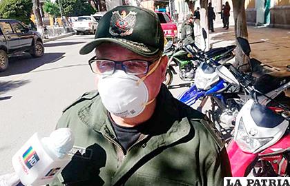 El coronel Caviedes brindó la información /El Potosí
