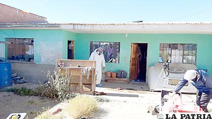 Se realizó el allanamiento de la vivienda del sospechoso y de la víctima donde se presume ocurrió el hecho /FGE