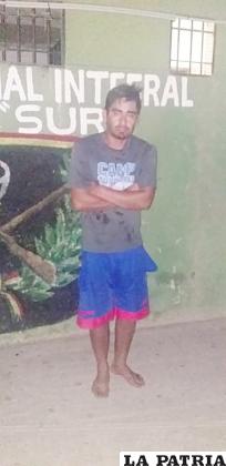 El sujeto fue trasladado hasta dependencias policiales /LA PATRIA