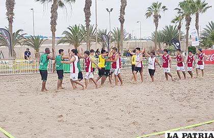Se pretende que el beach handball tenga mayor actividad en el país /cortesía Martín Chilaca