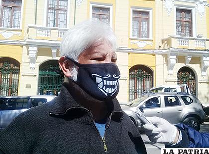 Jimmy López es vocero del Comité de Defensa de Arte y Cultura /LA PATRIA
