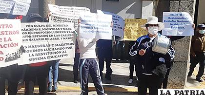 Desde hace algunas semanas protagonizan varios tipos de manifestaciones 
/LA PATRIA /ARCHIVO
