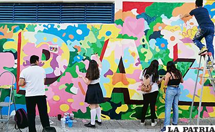 Esta campaña concluirá con el pintado de murales que llamen a la paz 
/sumate.mx (IMAGEN REFERENCIAL)
