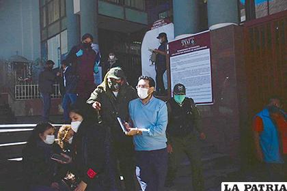 Pacheco permanecerá con detención preventiva en el penal de San Pedro, en La Paz /APG
