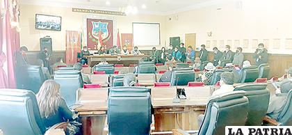 El reciente lunes se inauguró la gestión de la legislatura transitoria /LA PATRIA/ARCHIVO