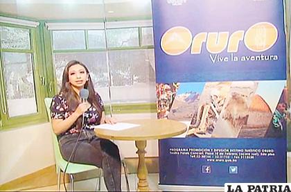 La Secretaría de Cultura realiza transmisiones de programas 
/ Secretaría Departamental de Cultura y Turismo Oruro/Facebook
