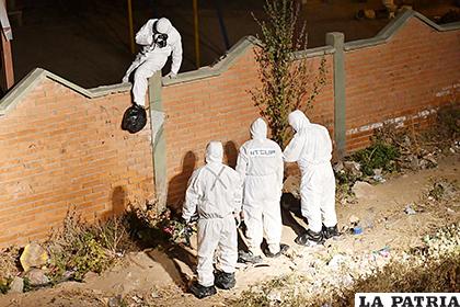 En la escena del crimen se recolectaron evidencias que aportan al esclarecimiento del caso /LA PATRIA /Archivo