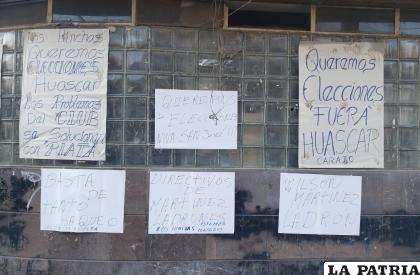 Las críticas suman a la gestión de Antezana, muchos piden elecciones /LA PATRIA /archivo