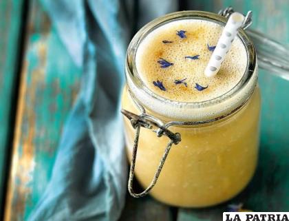 BATIDO DE PLÁTANO Y MACA