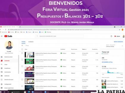 La feria virtual se puede ver en el canal de Youtube /RR.SS.
